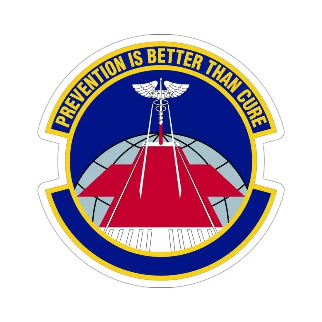 56 Operational Medical Readiness Squadron AETC (U.S. Air Force) STICKER Vinyl Die-Cut Decal 3 Inch - The Sticker Space