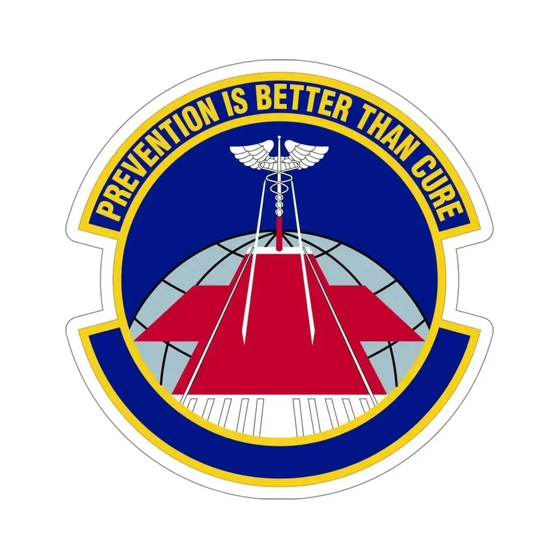 56 Operational Medical Readiness Squadron AETC (U.S. Air Force) STICKER Vinyl Die-Cut Decal 6 Inch - The Sticker Space