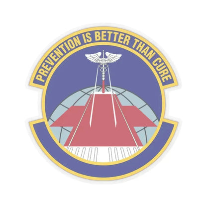 56 Operational Medical Readiness Squadron AETC (U.S. Air Force) STICKER Vinyl Kiss-Cut Decal 2 Inch Transparent - The Sticker Space