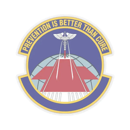 56 Operational Medical Readiness Squadron AETC (U.S. Air Force) STICKER Vinyl Kiss-Cut Decal 3 Inch Transparent - The Sticker Space