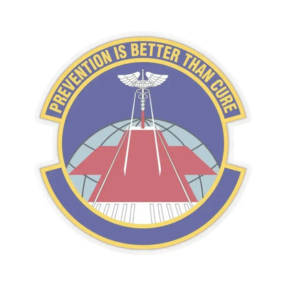56 Operational Medical Readiness Squadron AETC (U.S. Air Force) STICKER Vinyl Kiss-Cut Decal 4 Inch Transparent - The Sticker Space