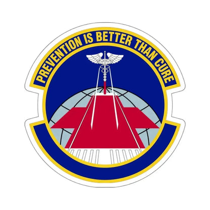 56 Operational Medical Readiness Squadron AETC (U.S. Air Force) STICKER Vinyl Kiss-Cut Decal 4 Inch White - The Sticker Space
