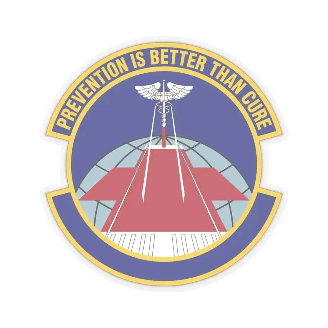 56 Operational Medical Readiness Squadron AETC (U.S. Air Force) STICKER Vinyl Kiss-Cut Decal 6 Inch Transparent - The Sticker Space