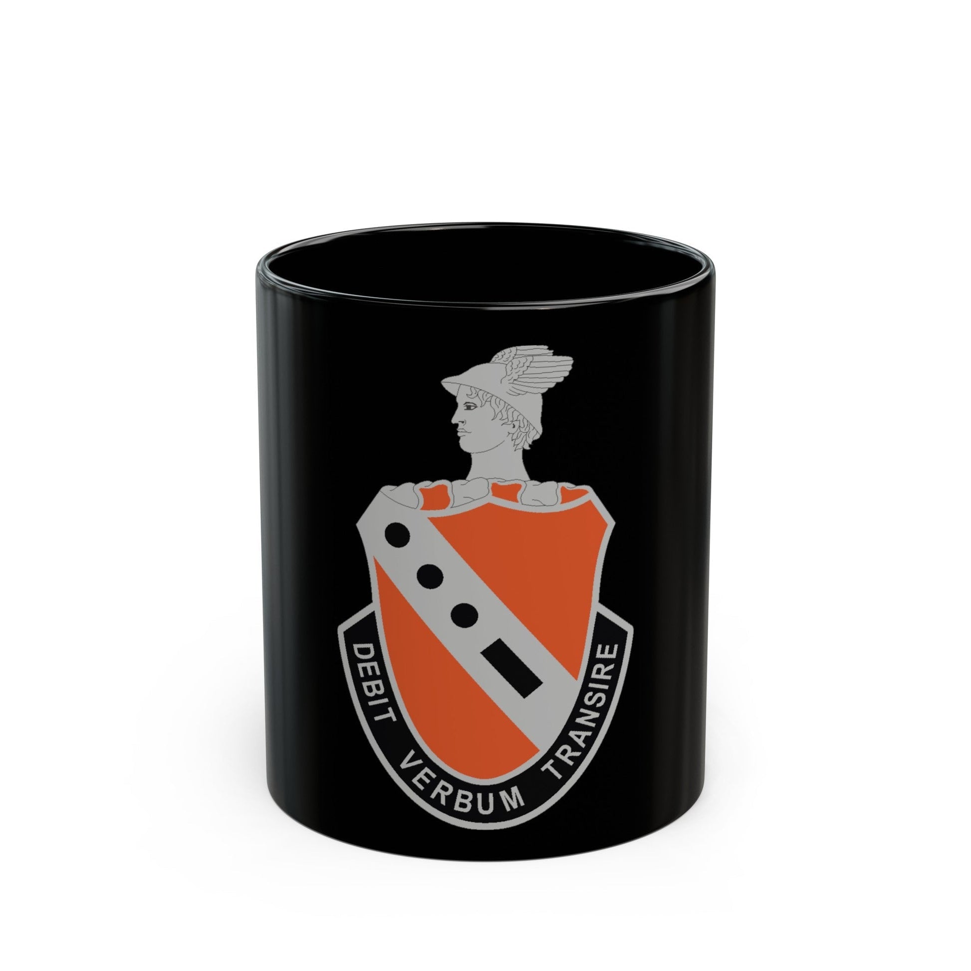 56 Signal Battalion (U.S. Army) Black Coffee Mug-11oz-The Sticker Space