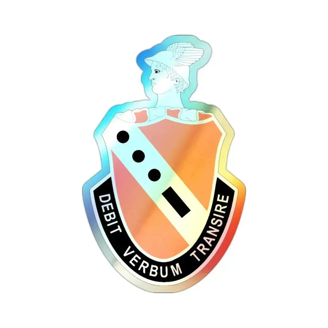 56 Signal Battalion (U.S. Army) Holographic STICKER Die-Cut Vinyl Decal 2 Inch Holographic - The Sticker Space