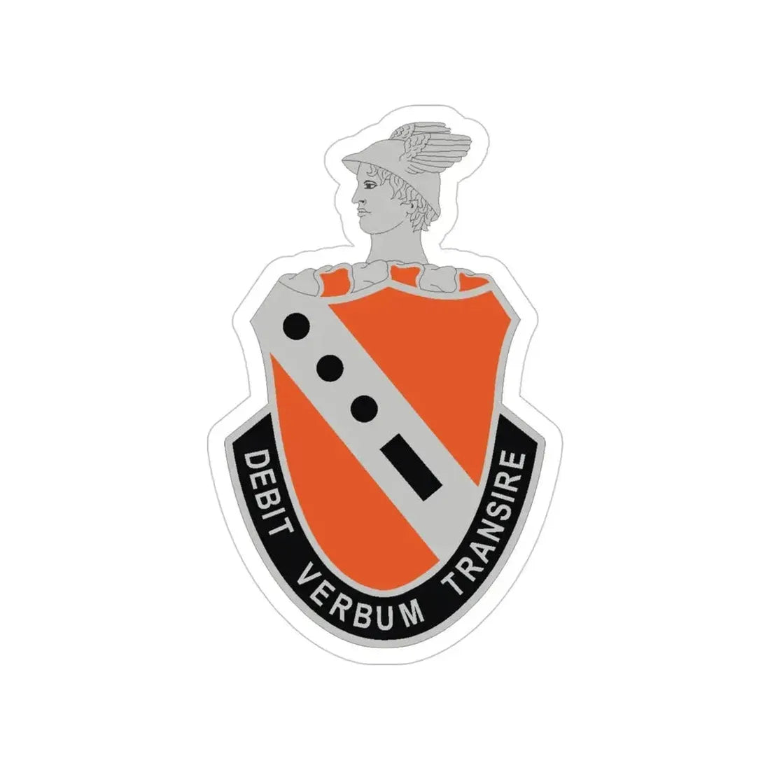 56 Signal Battalion (U.S. Army) Transparent STICKER Die-Cut Vinyl Decal 4 Inch - The Sticker Space