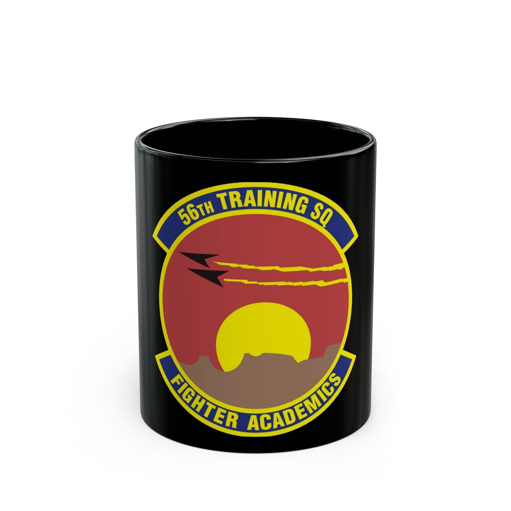 56 Training Squadron AETC (U.S. Air Force) Black Coffee Mug-11oz-The Sticker Space