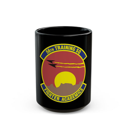 56 Training Squadron AETC (U.S. Air Force) Black Coffee Mug-15oz-The Sticker Space