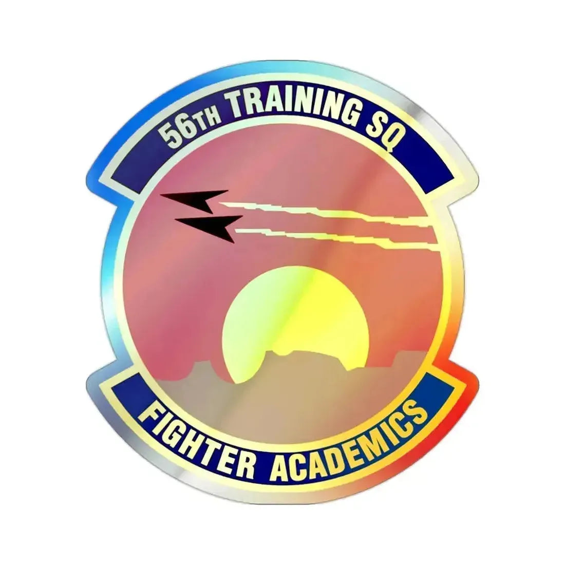 56 Training Squadron AETC (U.S. Air Force) Holographic STICKER Die-Cut Vinyl Decal 2 Inch Holographic - The Sticker Space