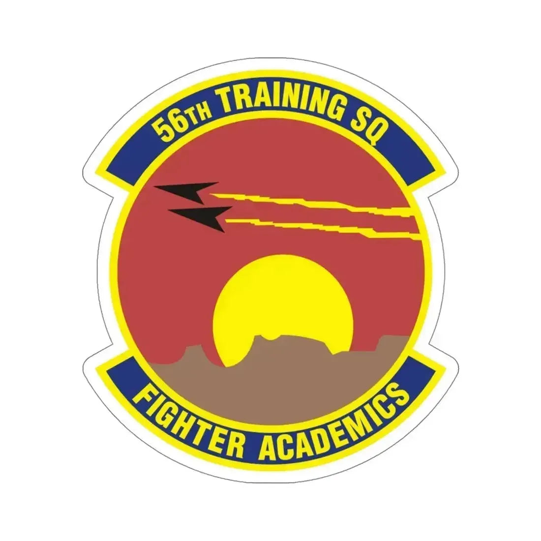 56 Training Squadron AETC (U.S. Air Force) STICKER Vinyl Die-Cut Decal 5 Inch - The Sticker Space