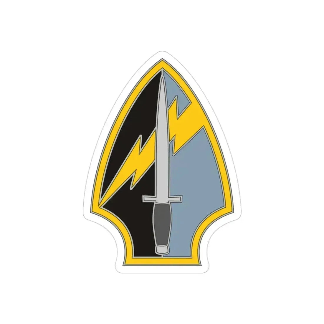 560 Battlefield Surveillance Brigade 2 (U.S. Army) REVERSE PRINT Transparent Die-Cut STICKER 3 Inch Die-Cut Transparent - The Sticker Space