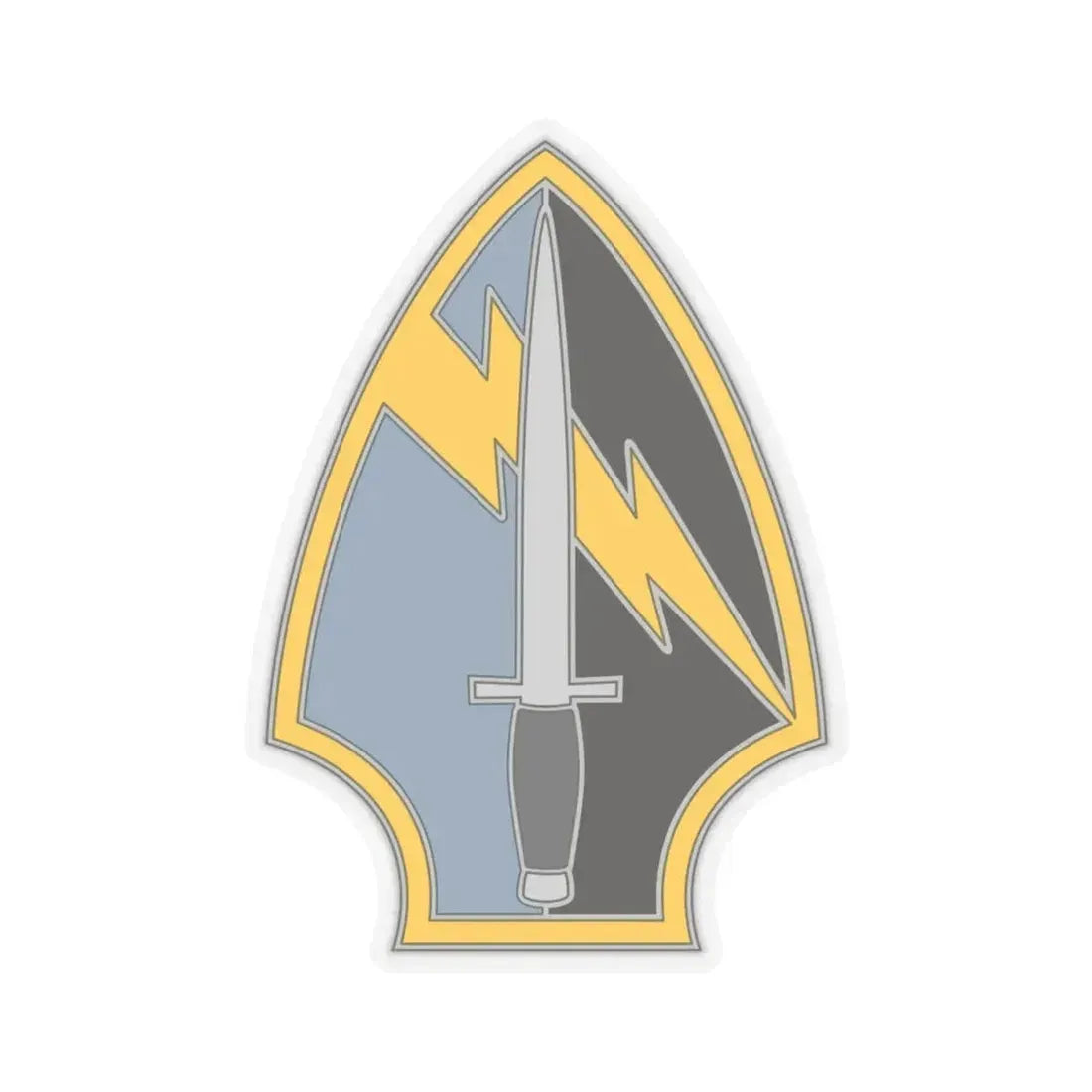 560 Battlefield Surveillance Brigade 2 (U.S. Army) STICKER Vinyl Kiss-Cut Decal 4 Inch Transparent - The Sticker Space