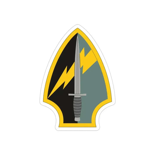 560 Battlefield Surveillance Brigade (U.S. Army) REVERSE PRINT Transparent Die-Cut STICKER 6 Inch Die-Cut Transparent - The Sticker Space