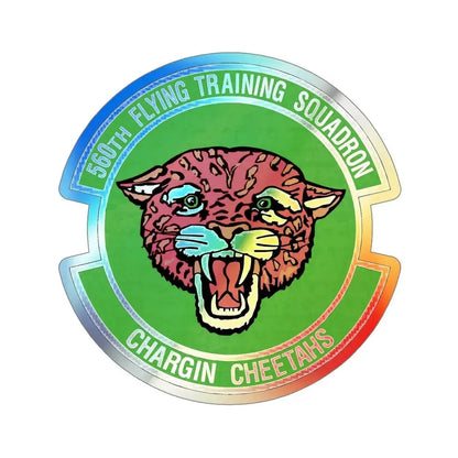 560 Flying Training Squadron AETC (U.S. Air Force) Holographic STICKER Die-Cut Vinyl Decal - The Sticker Space