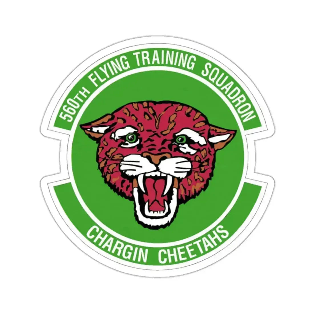 560 Flying Training Squadron AETC (U.S. Air Force) STICKER Vinyl Kiss-Cut Decal 2 Inch White - The Sticker Space