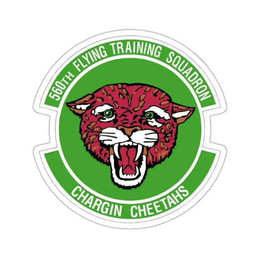 560 Flying Training Squadron AETC (U.S. Air Force) STICKER Vinyl Kiss-Cut Decal 2 Inch White - The Sticker Space