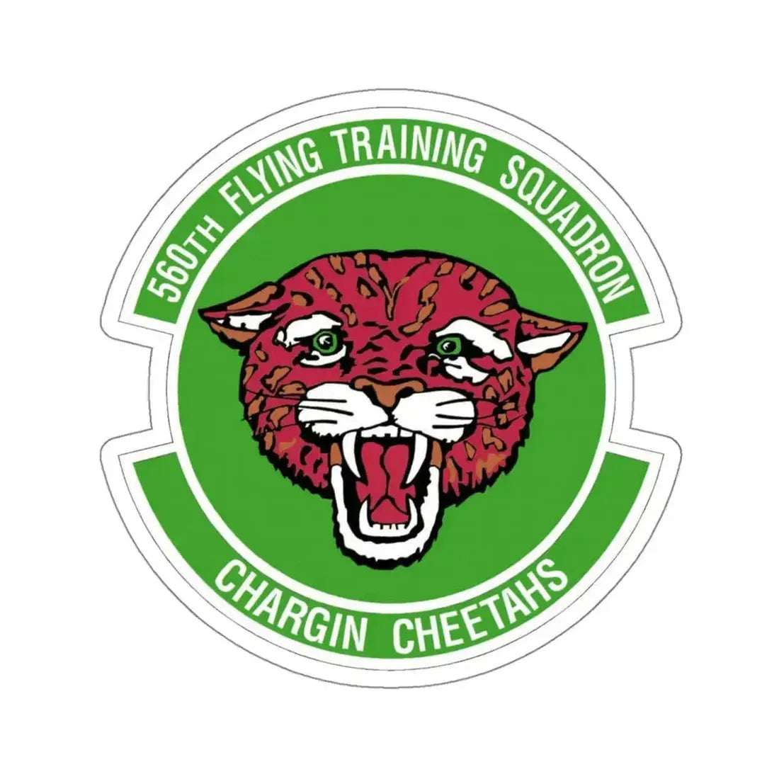 560 Flying Training Squadron AETC (U.S. Air Force) STICKER Vinyl Kiss-Cut Decal 4 Inch White - The Sticker Space