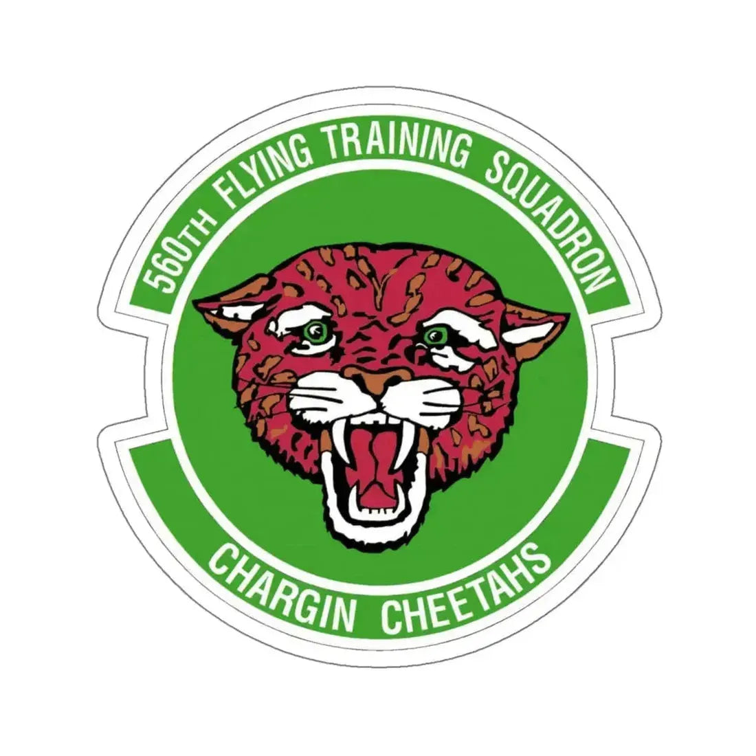 560 Flying Training Squadron AETC (U.S. Air Force) STICKER Vinyl Kiss-Cut Decal 6 Inch White - The Sticker Space