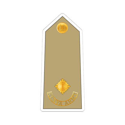 07. Kenyan Army 2LT (Kenya) (Military Rank) STICKER Vinyl Kiss-Cut Decal
