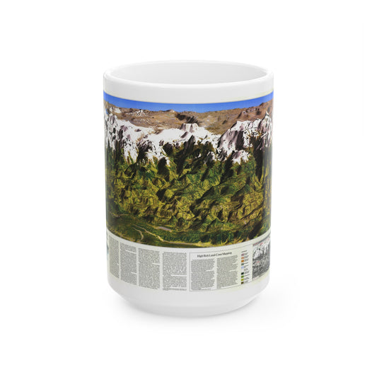 High Himalaya (1988) (Map) White Coffee Mug-15oz-The Sticker Space