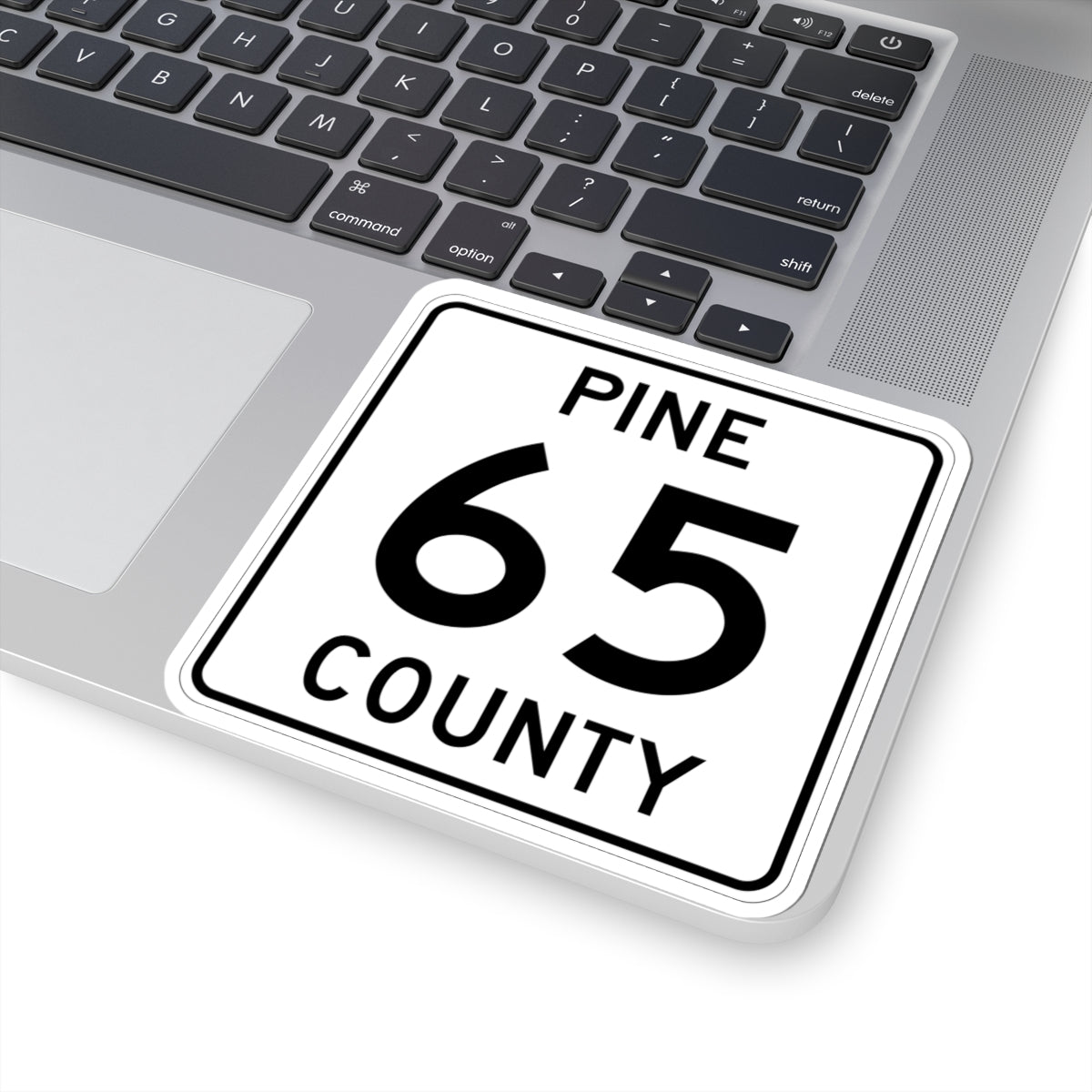 Pine County Route 65 MN (Minnesota) (Road Sign) STICKER Vinyl Kiss-Cut Decal