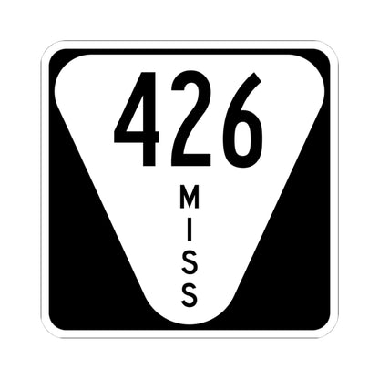 Mississippi 426 (Mississippi) (Road Sign) STICKER Vinyl Kiss-Cut Decal