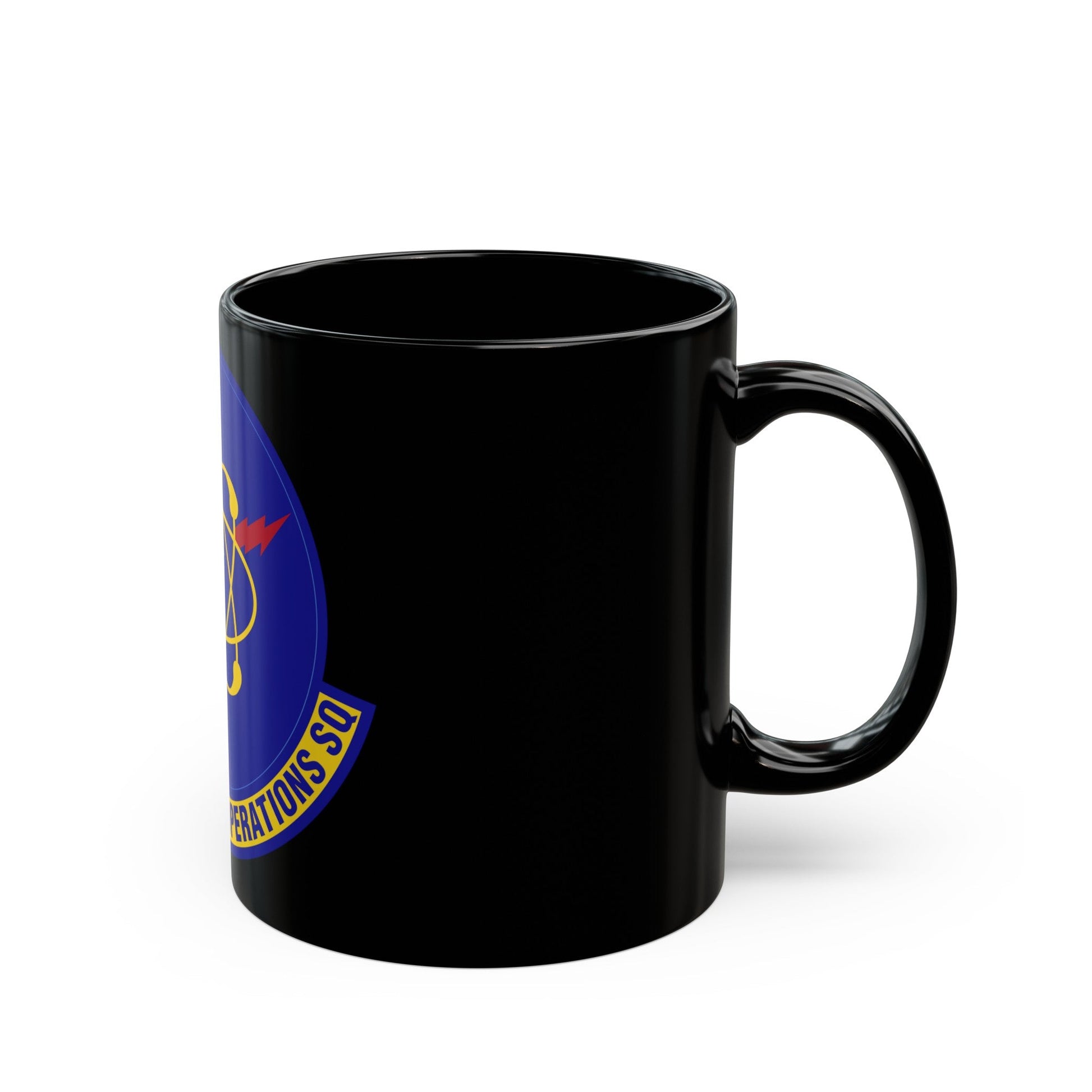 561 Network Operations Squadron ACC (U.S. Air Force) Black Coffee Mug-The Sticker Space