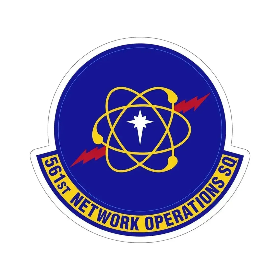 561 Network Operations Squadron ACC (U.S. Air Force) STICKER Vinyl Die-Cut Decal 5 Inch - The Sticker Space