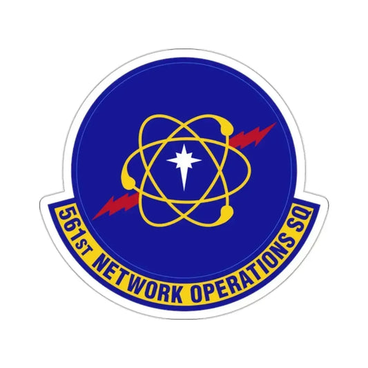 561 Network Operations Squadron ACC (U.S. Air Force) STICKER Vinyl Kiss-Cut Decal 2 Inch White - The Sticker Space