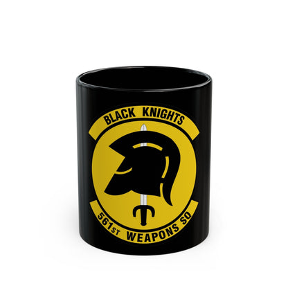 561 Weapons Squadron ACC (U.S. Air Force) Black Coffee Mug-11oz-The Sticker Space