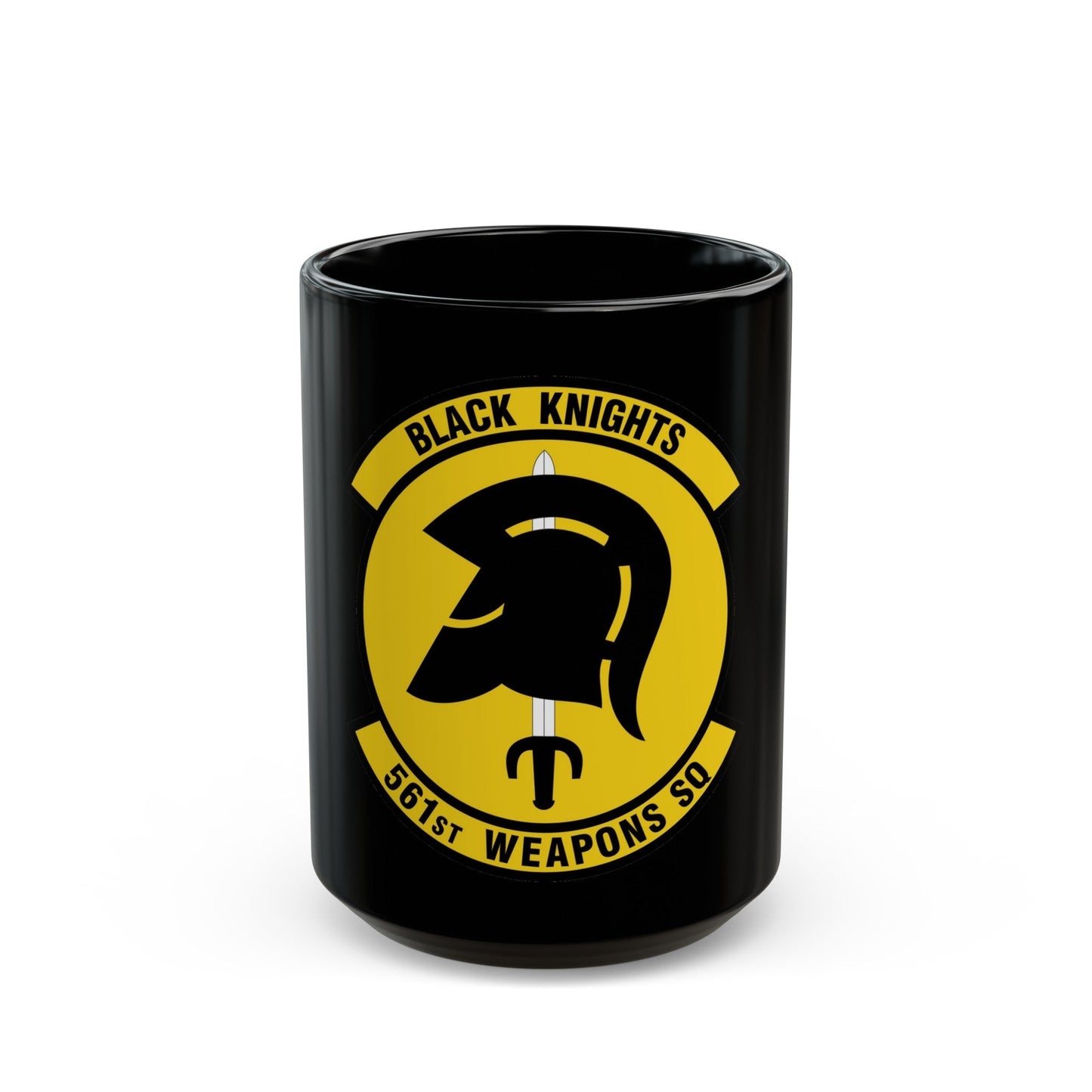 561 Weapons Squadron ACC (U.S. Air Force) Black Coffee Mug-15oz-The Sticker Space