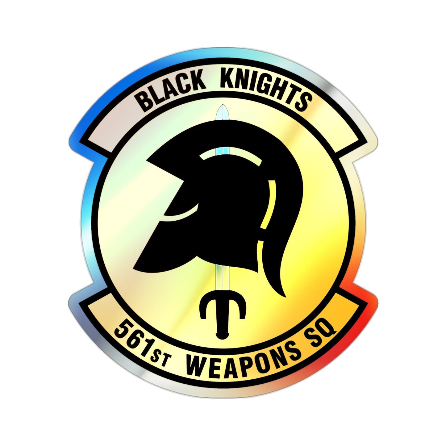 561 Weapons Squadron ACC (U.S. Air Force) Holographic STICKER Die-Cut Vinyl Decal-2 Inch-The Sticker Space