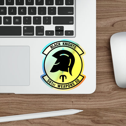 561 Weapons Squadron ACC (U.S. Air Force) Holographic STICKER Die-Cut Vinyl Decal-The Sticker Space