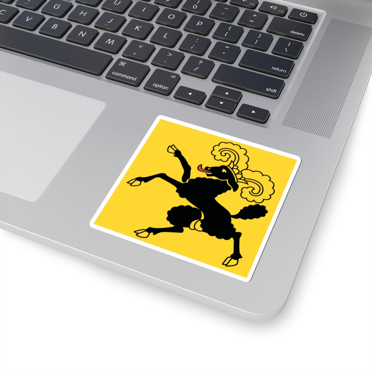Flag of Canton of Schaffhausen (Switzerland) STICKER Vinyl Kiss-Cut Decal
