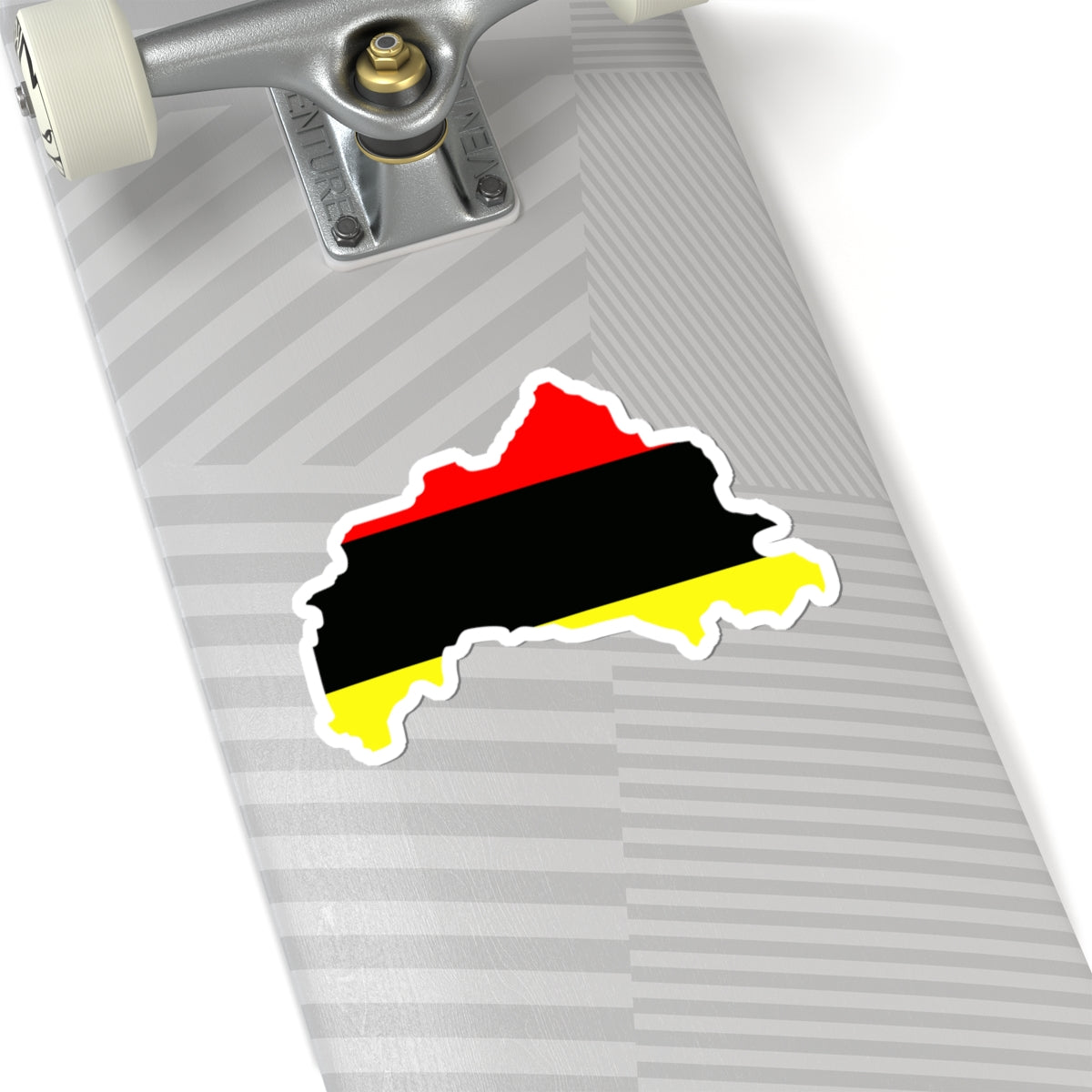 Flag map of Tetovo Municipality Macedonia (North Macedonia) STICKER Vinyl Kiss-Cut Decal