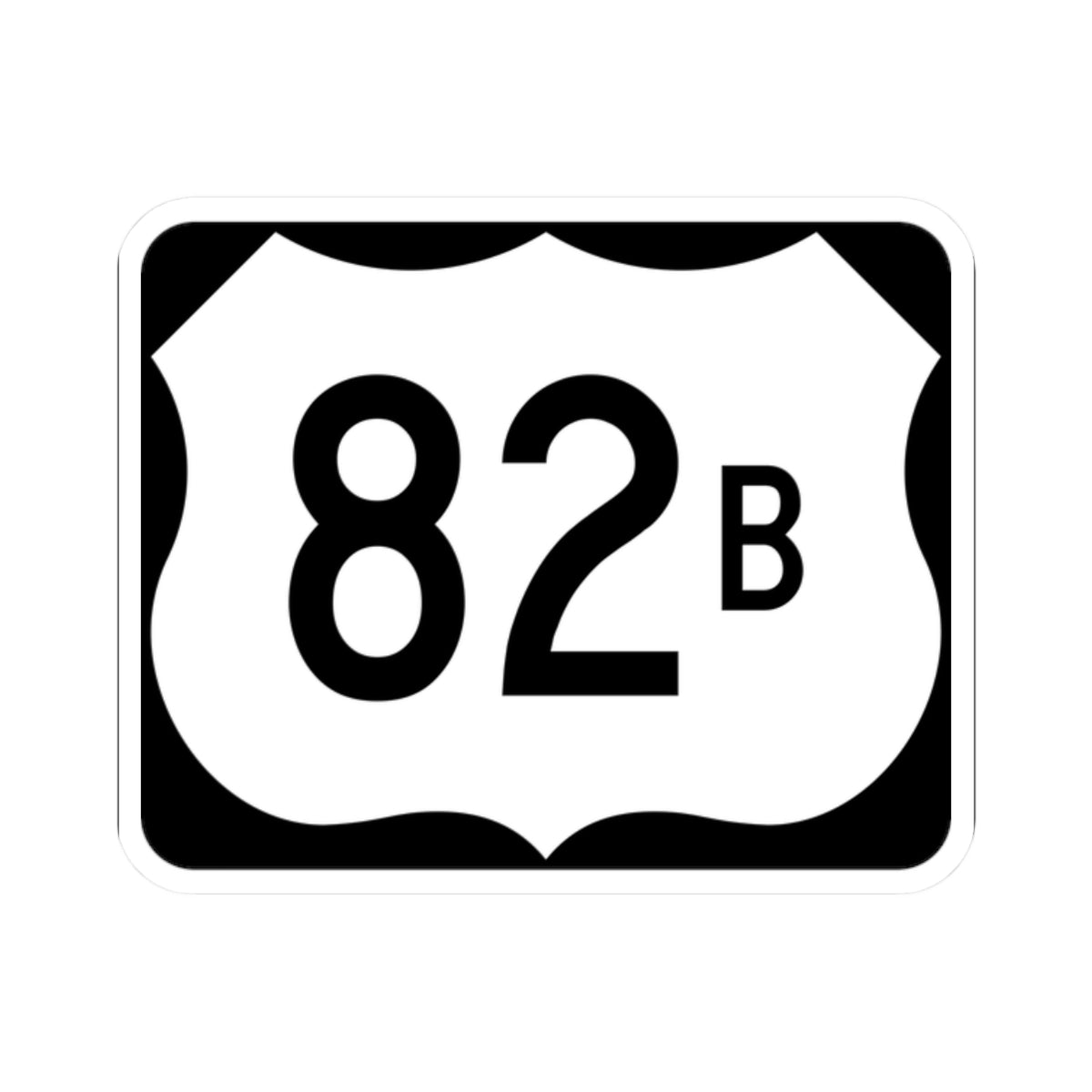 US 82B (Arkansas) (Road Sign) STICKER Vinyl Kiss-Cut Decal