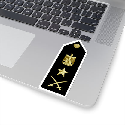 EgyptianNavyInsignia ViceAdmiral shoulderboard (Egypt) (Military Rank) STICKER Vinyl Kiss-Cut Decal