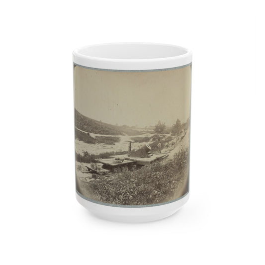 Petersburg, Va., Sept. 1864, 13-Inch Mortar Dictator (U.S. Civil War) White Coffee Mug