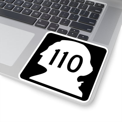 WA-110 (Washington) (Road Sign) STICKER Vinyl Kiss-Cut Decal