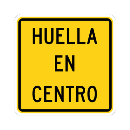 MUTCD-PR W17-3bp (Puerto Rico) (Road Sign) STICKER Vinyl Kiss-Cut Decal