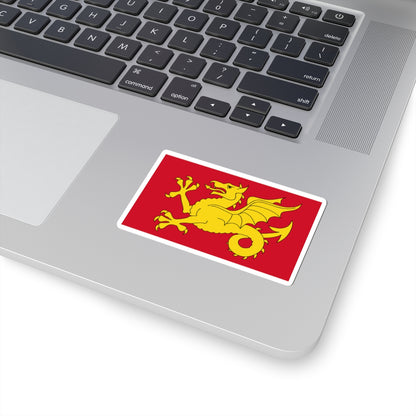 Flag of Wessex (England) STICKER Vinyl Kiss-Cut Decal