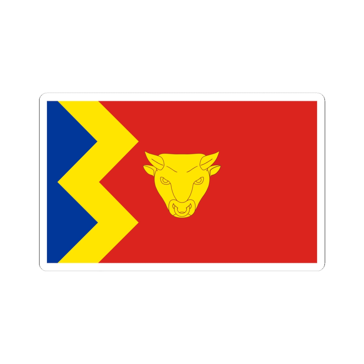Flag of Birmingham United Kingdom (England) STICKER Vinyl Kiss-Cut Decal