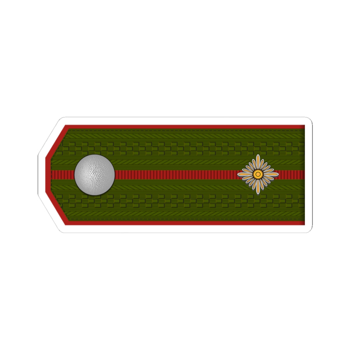 RONA Oberleutnant h (Russia) (Military Rank) STICKER Vinyl Kiss-Cut Decal