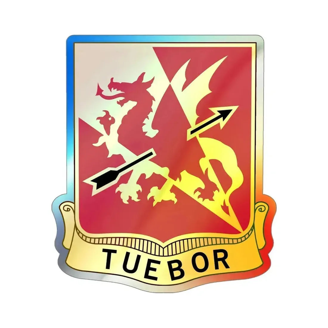 562nd Air Defense Artillery Regiment (U.S. Army) Holographic STICKER Die-Cut Vinyl Decal 5 Inch Holographic - The Sticker Space