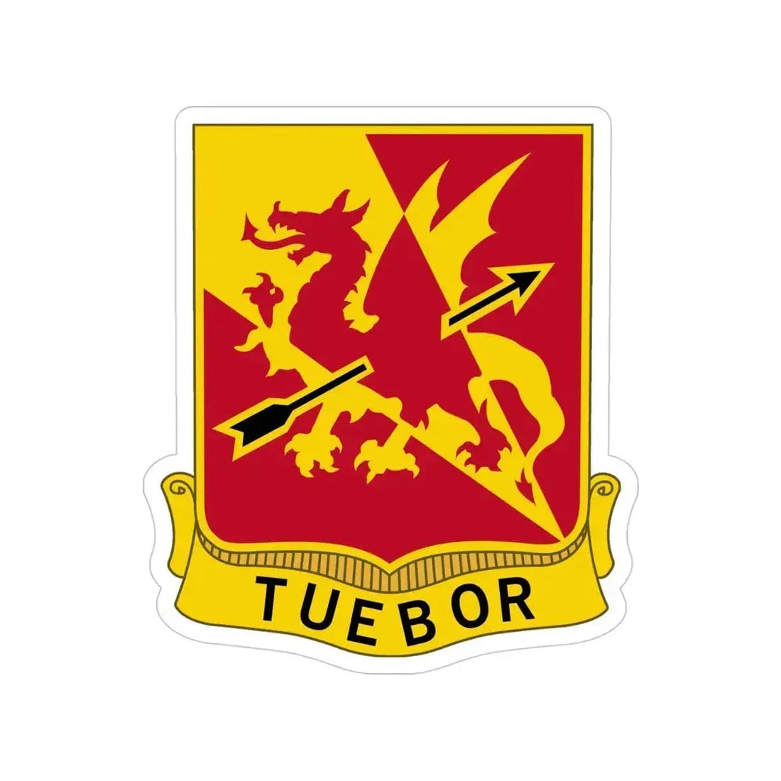 562nd Air Defense Artillery Regiment (U.S. Army) Transparent STICKER Die-Cut Vinyl Decal 4 Inch - The Sticker Space