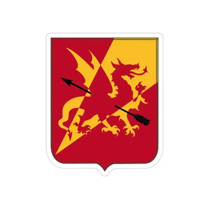 562nd Air Defense Artillery Regiment v2 (U.S. Army) REVERSE PRINT Transparent Die-Cut STICKER 4 Inch Die-Cut Transparent - The Sticker Space