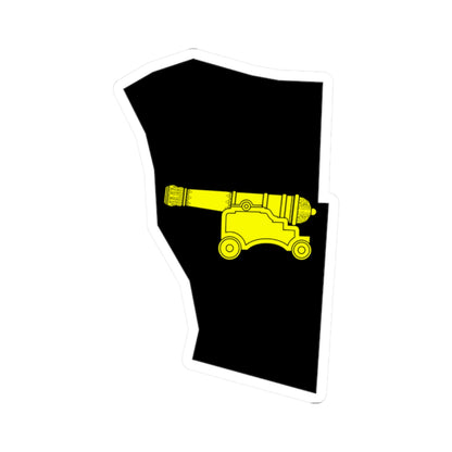 Flag-map of Liteyny Municipal Okrug (Russia) STICKER Vinyl Kiss-Cut Decal