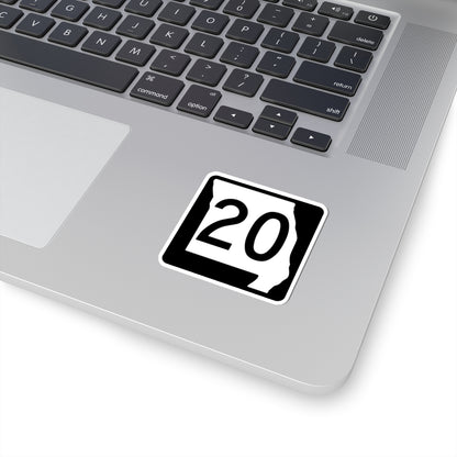MO-20 (Missouri) (Road Sign) STICKER Vinyl Kiss-Cut Decal
