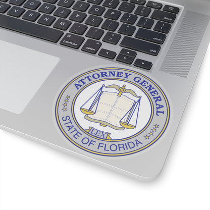 Seal of the Attorney General of Florida - STICKER Vinyl Kiss-Cut Decal