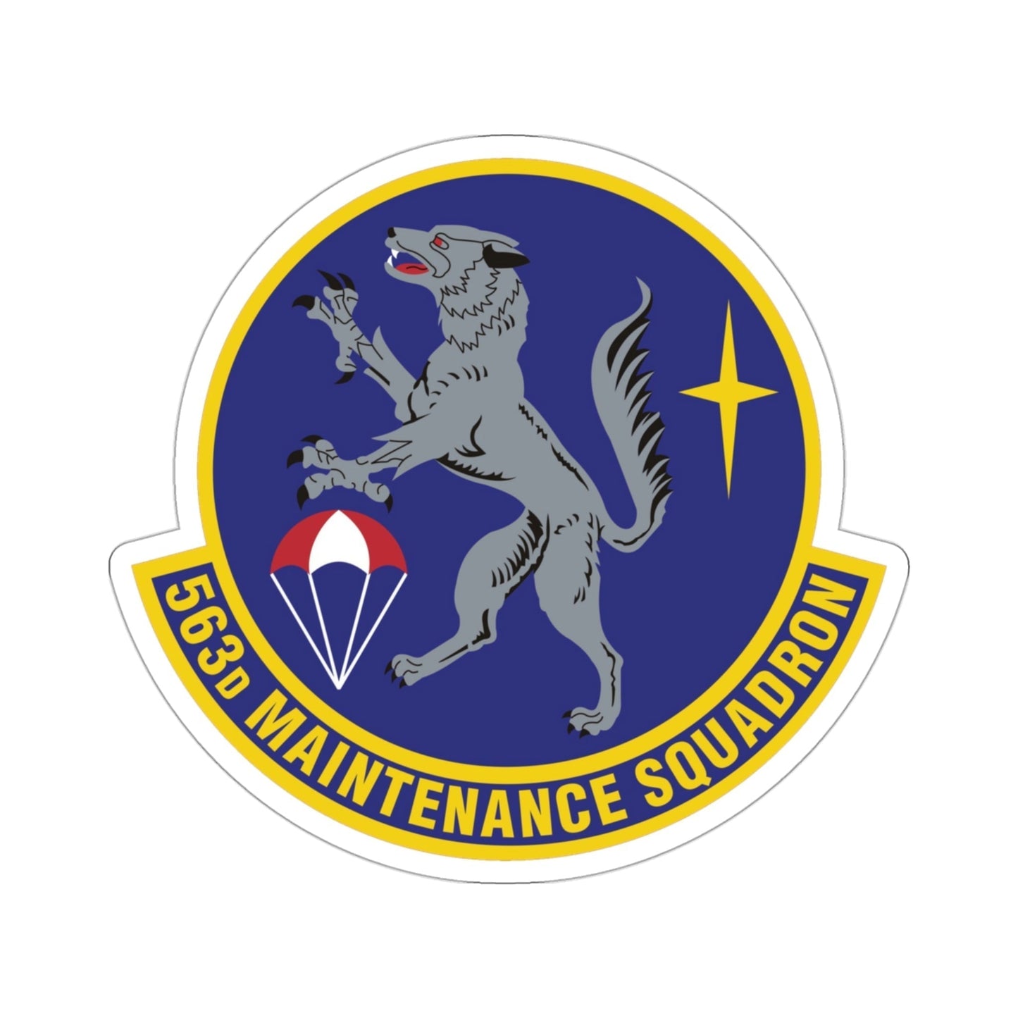 563d Maintenance Squadron (U.S. Air Force) STICKER Vinyl Die-Cut Decal-3 Inch-The Sticker Space